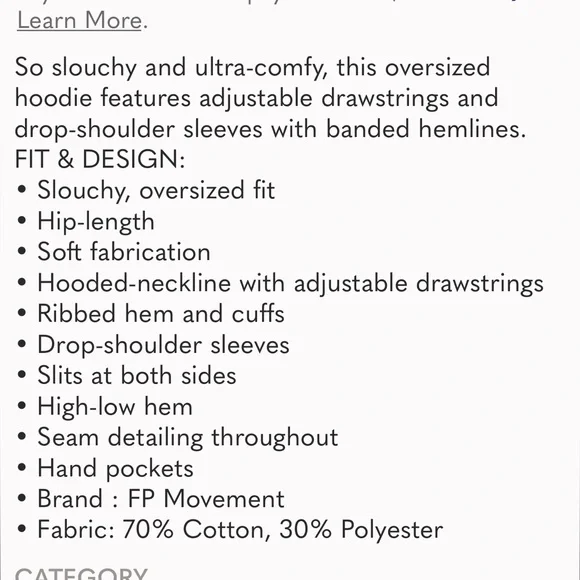 Free People All Star Hoodie - Picture 8 of 8